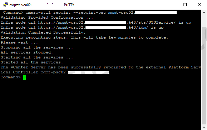 How to successfully repoint vCenter 6x appliance to another platform service controller - Step-By-Step