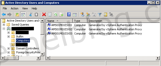 active directory vsphere authentication proxy
