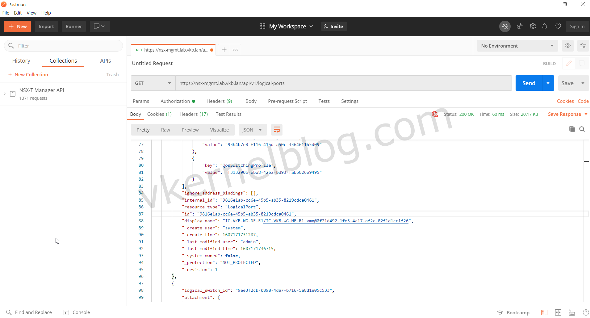 Unable to delete a segment in NSX-T 3.x because of an orphaned logical port