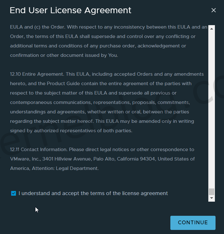 NSX-T EULA