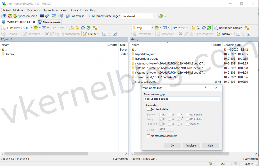 winscp transfer files