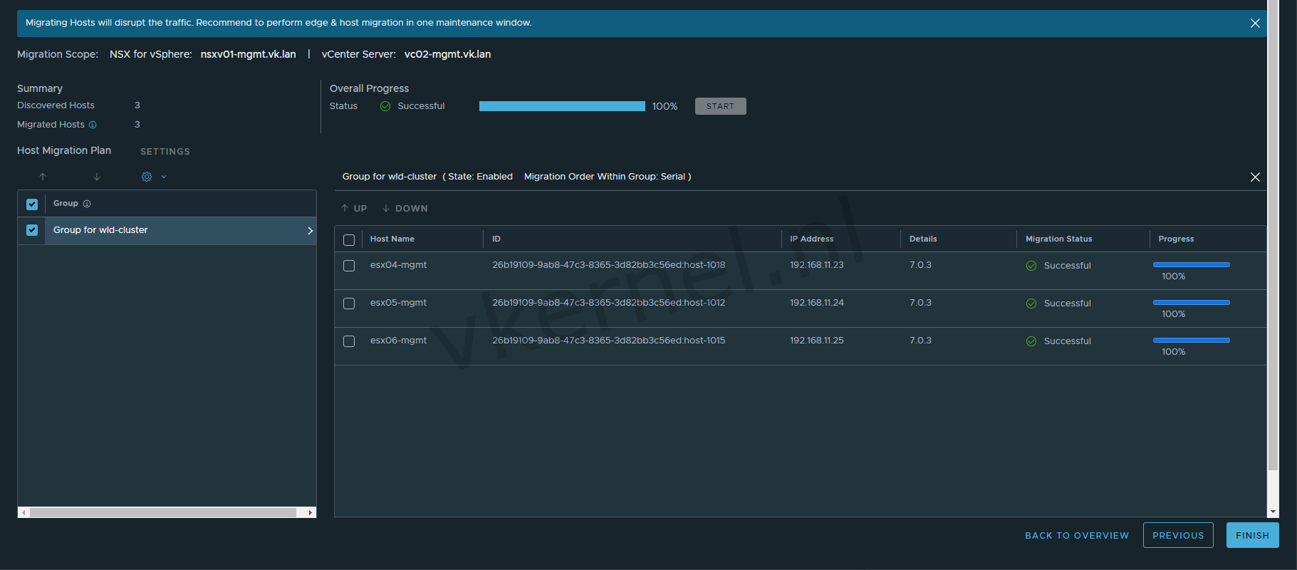 How to migrate NSX-V to NSX-T 3.2.0.1 with the Migration Coordinator [Fixed topology]