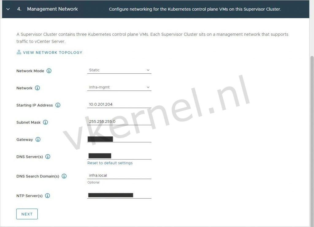 Tanzu with vSphere screenshot 4