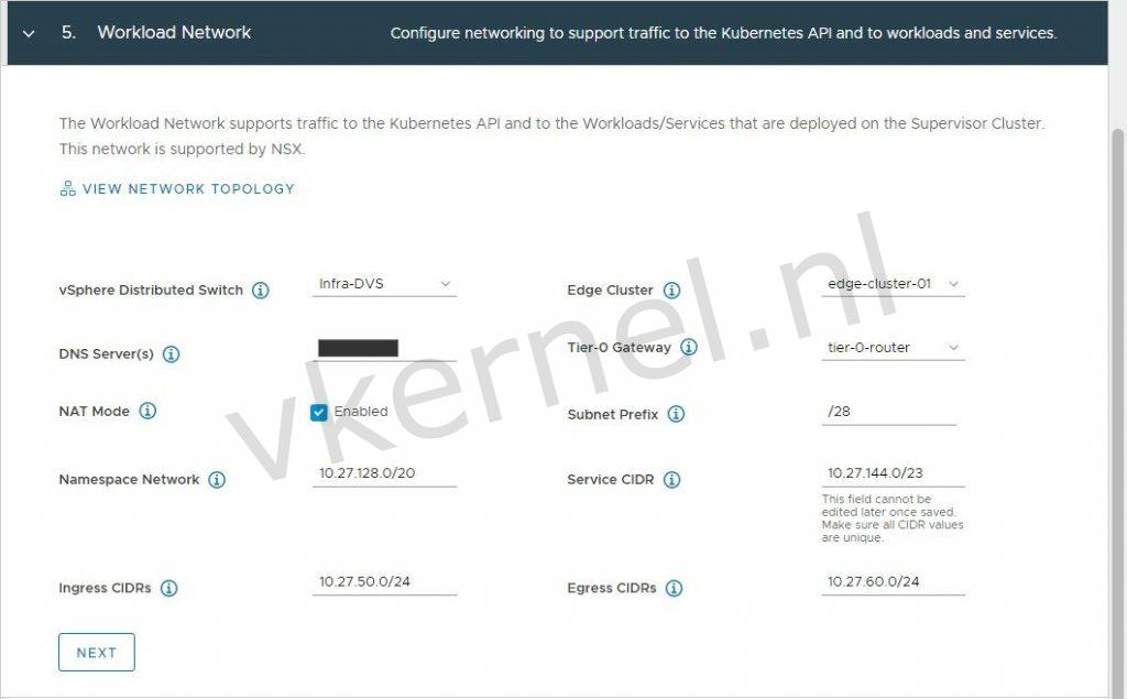 Tanzu with vSphere screenshot 5