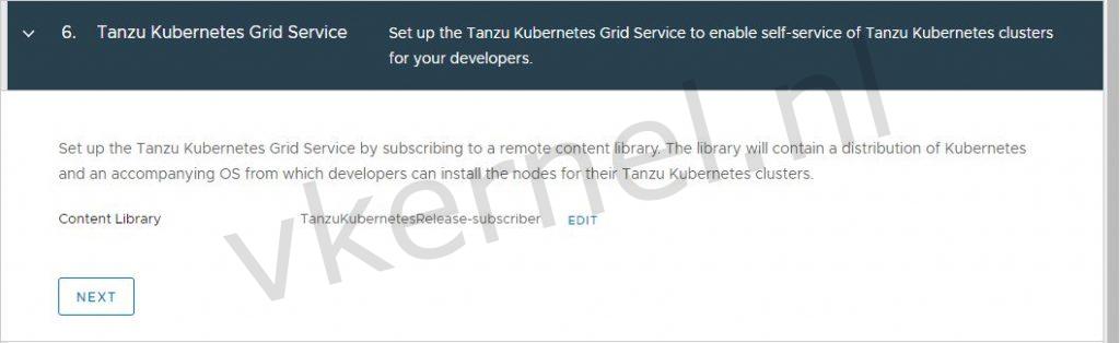 Tanzu with vSphere screenshot 6