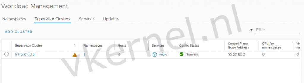 Tanzu with vSphere screenshot 8