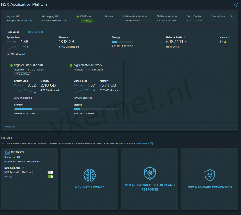 NAPP deployment NSX-T screenshot 5