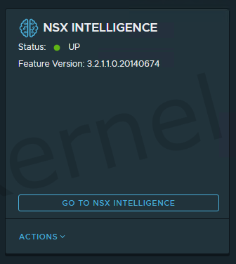 Activating NSX Intelligence screenshot 3