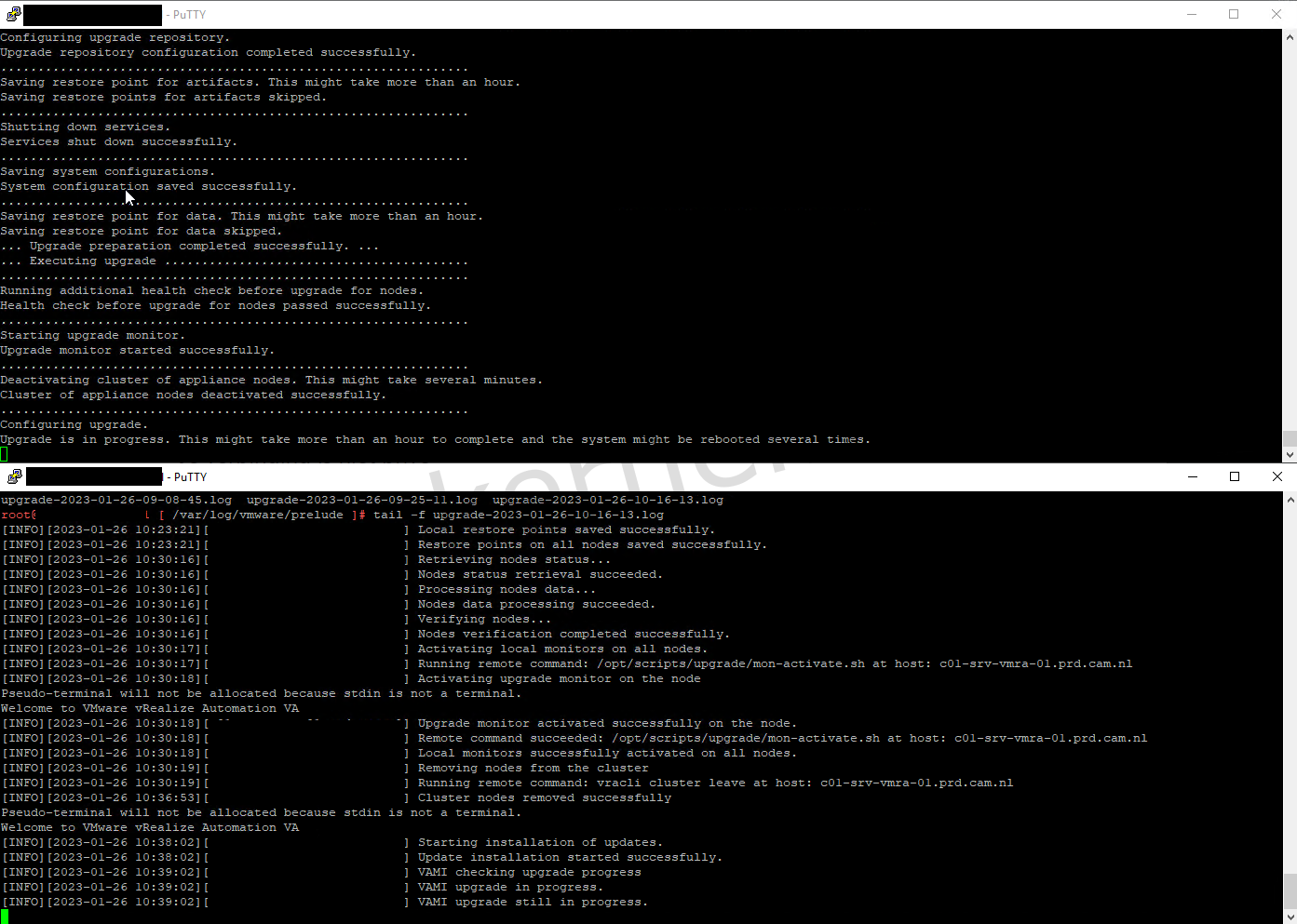 Upgrade vRA 8.6.2 to 8.10.2 without vRSLCM