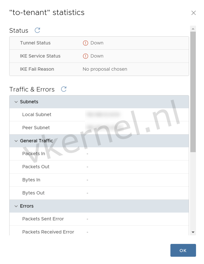 IPSec VPN IKE Phase 1 settings