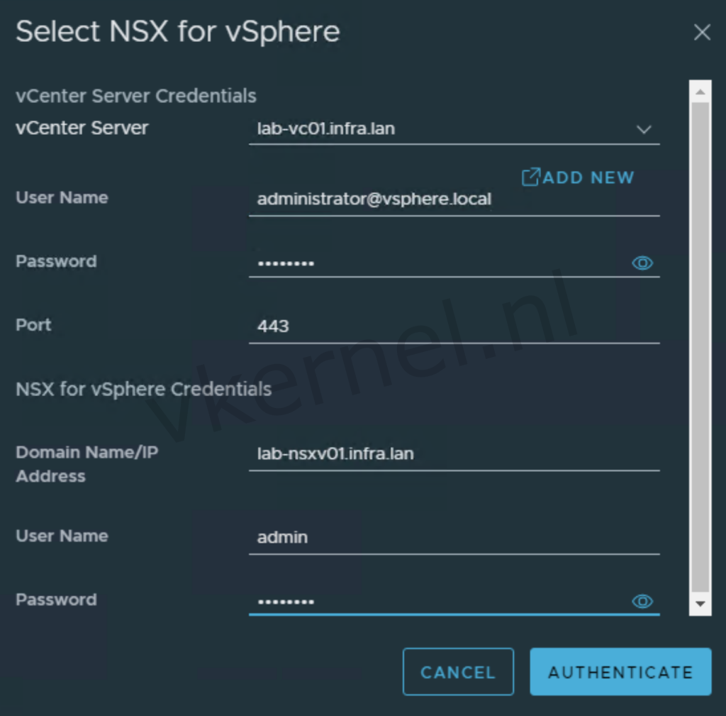 Import configuration 3