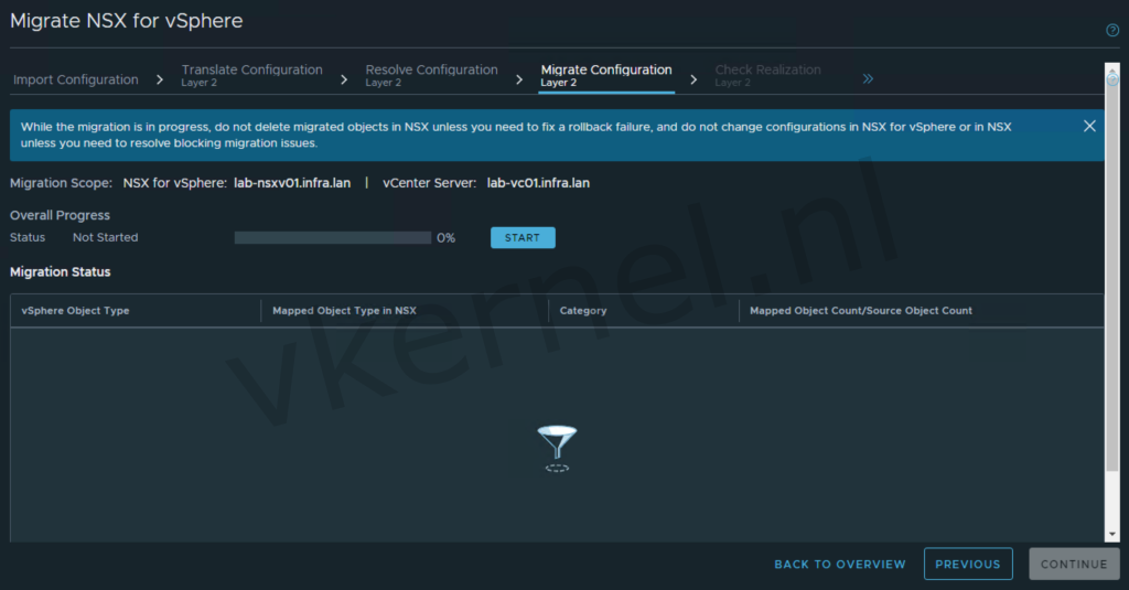 Migrate Configuration Layer 2