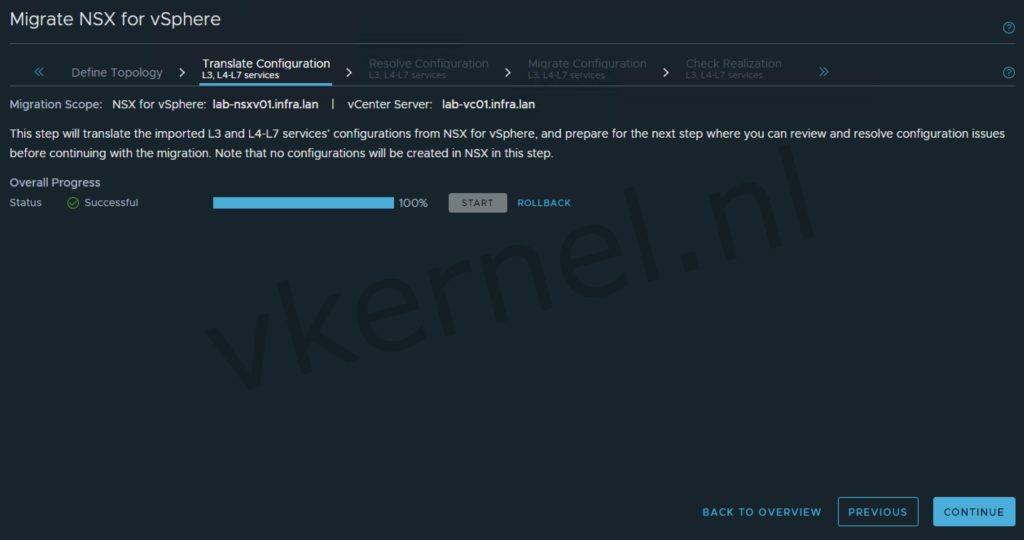Translate Configuration L3, L4-L7 Services