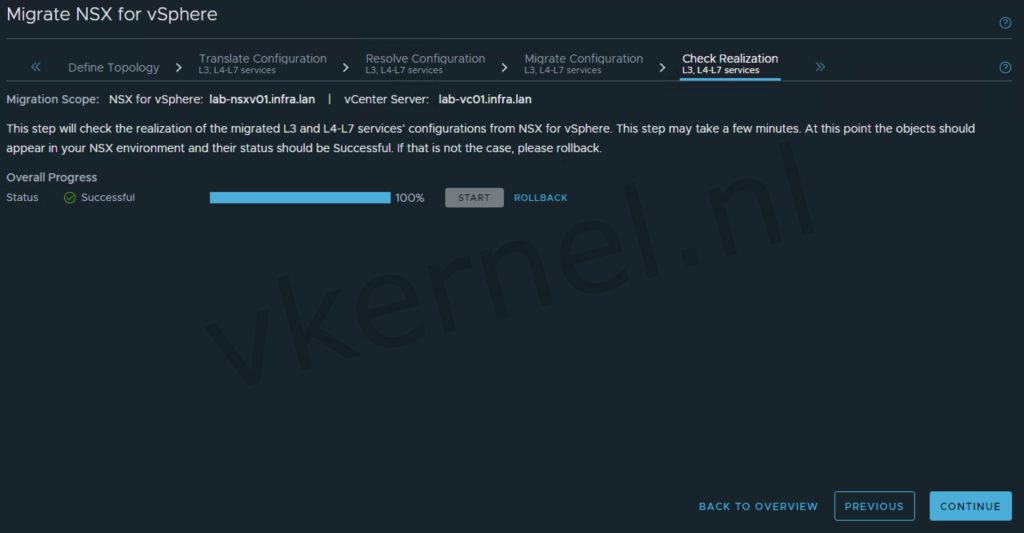 Check Realization L3, L4-L7 Services