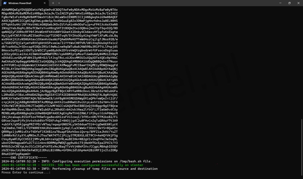 LDAPS configuration
vCenter
Powercli
Identity Provider