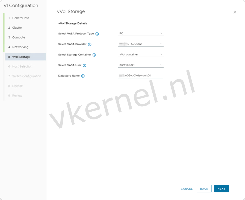 Deploy VI Workload Domain