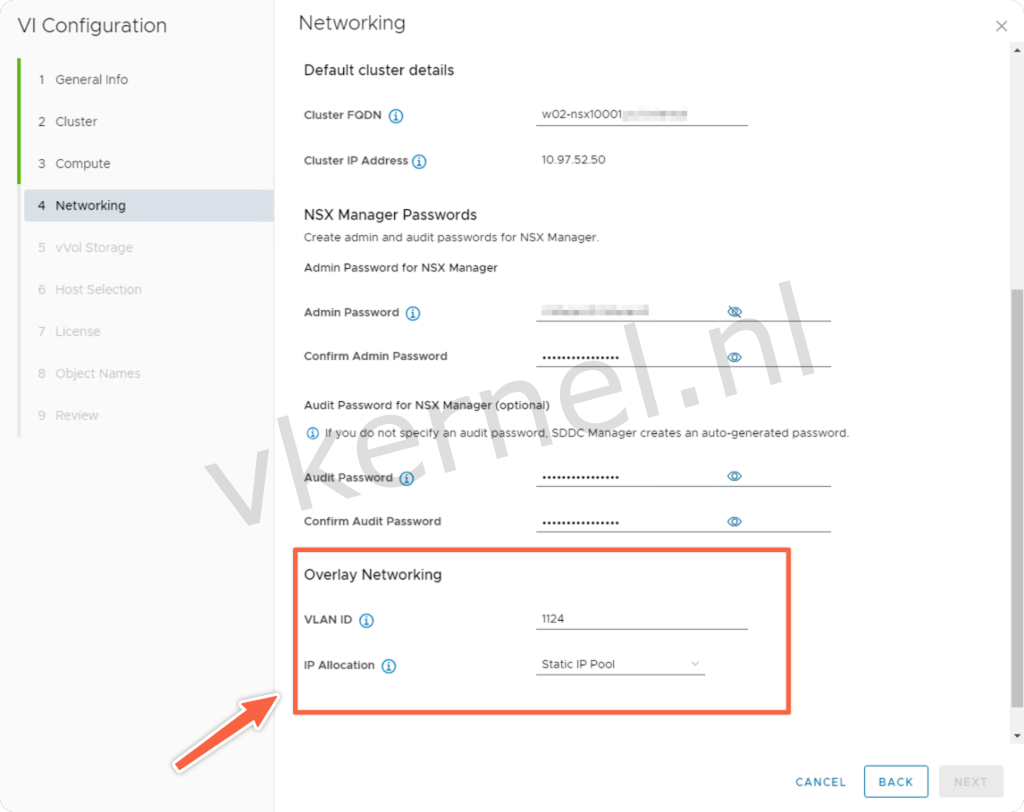 Deploy VI Workload Domain