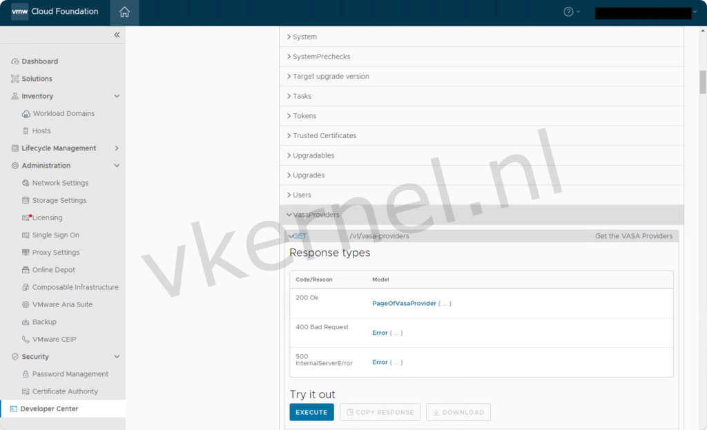 Deploy VI Workload Domain