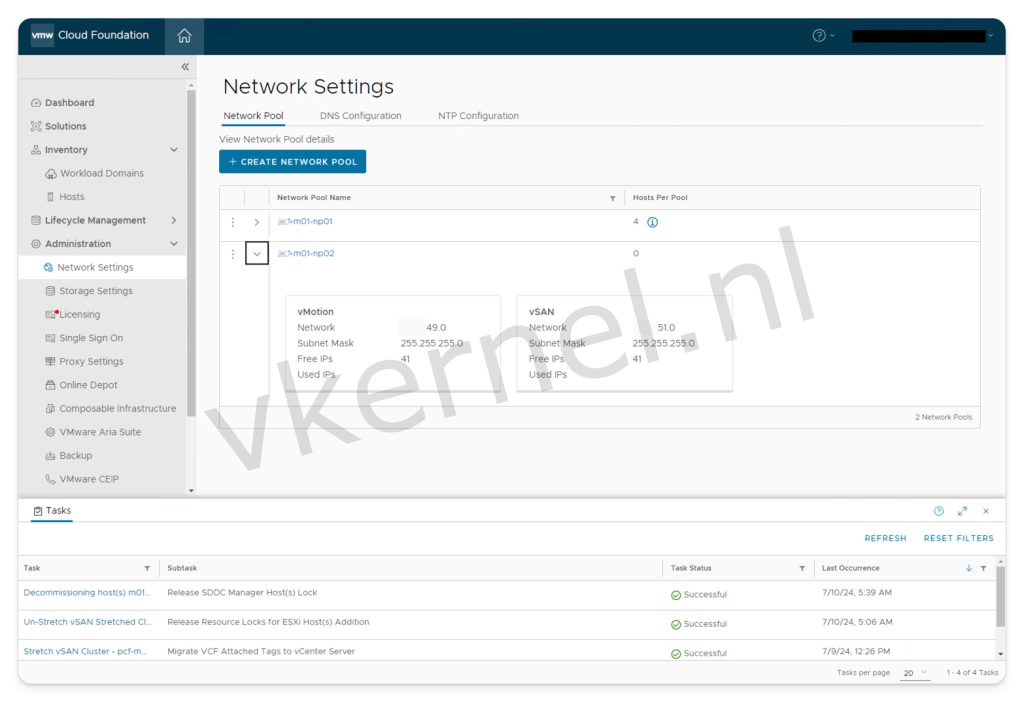 stretch management domain